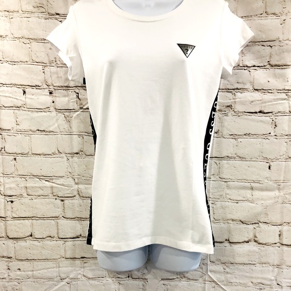 Guess Tops - ♦️1 Left♦️Guess-Los Angeles Women Athletic Short Sleeve-Measurements in Pics